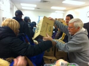 Local grocery store feeds families for the holidays