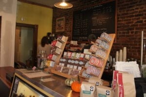Old City Java has a full coffee menu as well as a wide selection of coffee beans, loose-leaf teas and artisan chocolates for customers to purchase.  