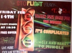 Tin Roof's Stop Light Party happening again this Valentine's Day