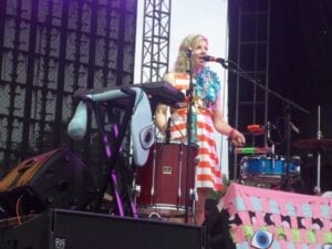 Merrill Garbus, vocalist of Tune-Yards, performed at Firefly.