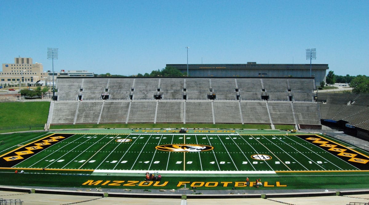 Faurot field, Missouri football.