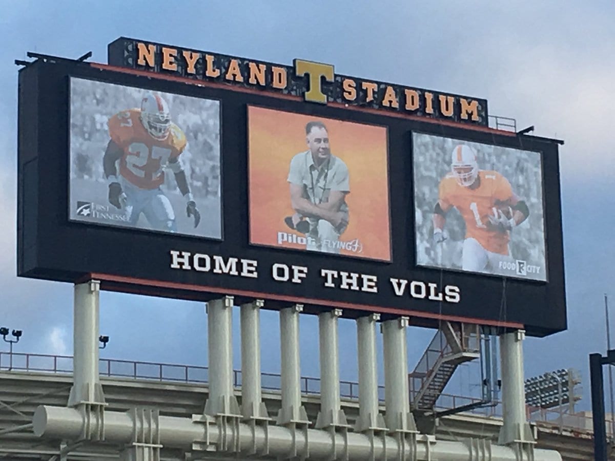 Neyland Stadium jumbotron receives upgrades