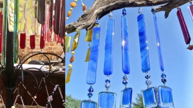 Windchimes created by Cheryl Kitchens. Photo/Visit Knoxville