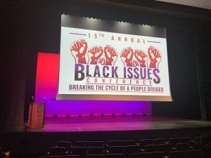 Annual Black Issues Conference logo for 2020.