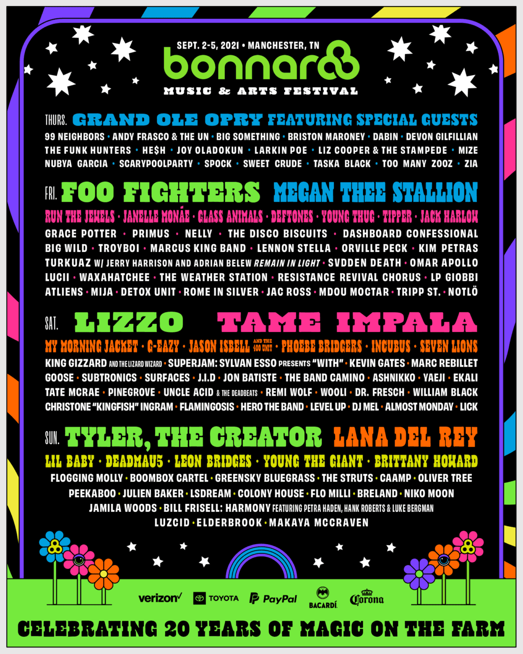 does bonnaroo sell single day tickets